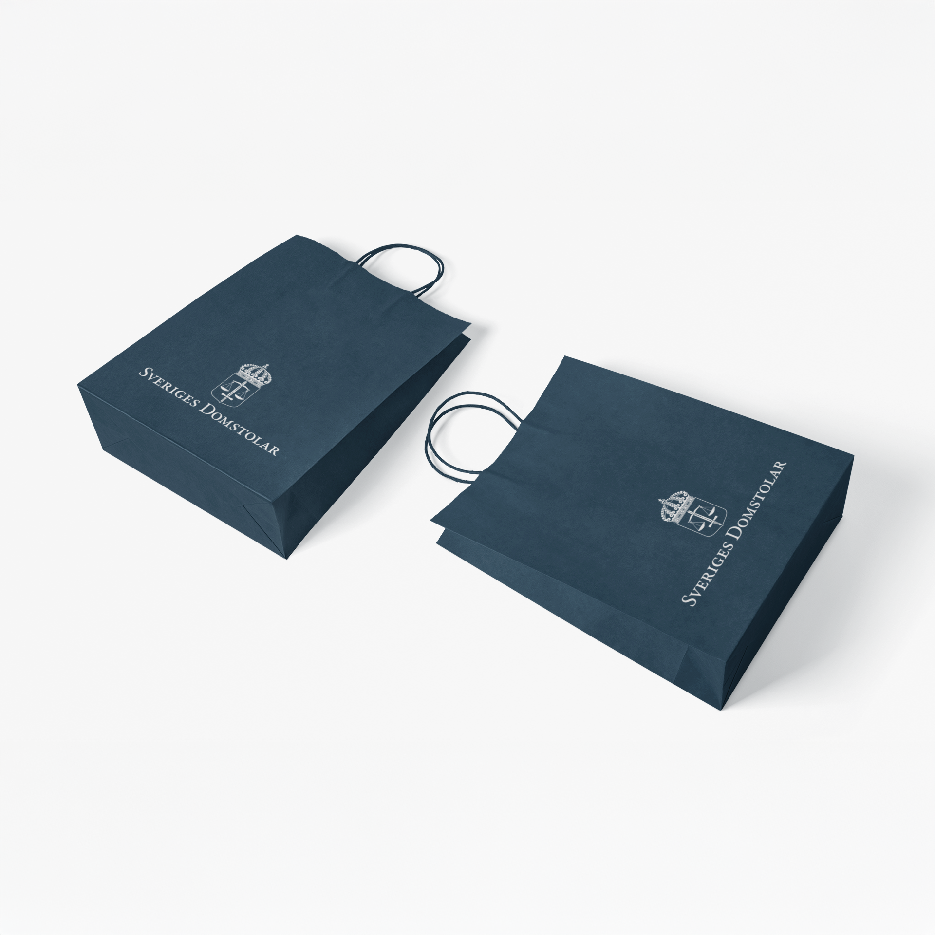 Papperspåse Standard, mörkblå