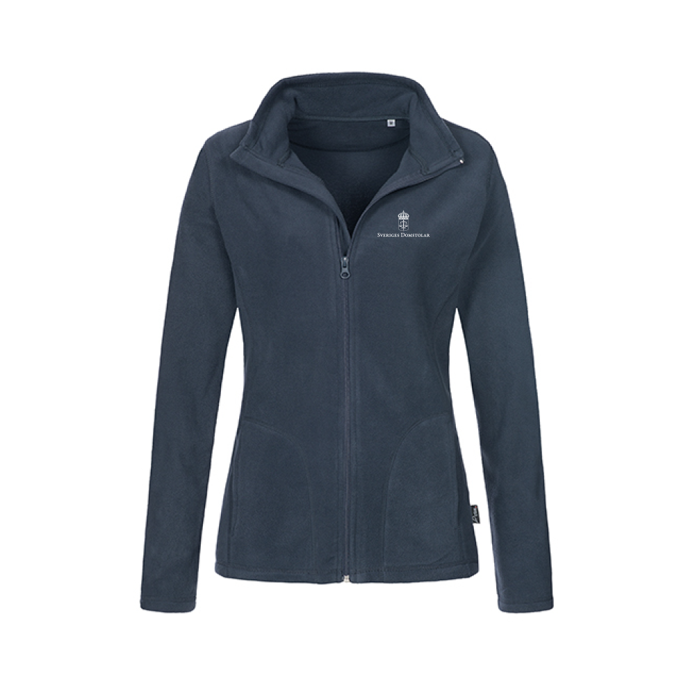 Fleece Jacket Dam Marinblå
