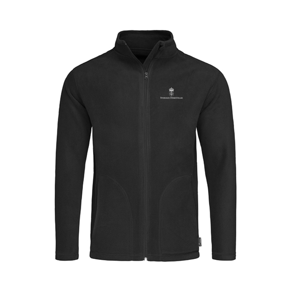 Fleece Jacket Herr Svart